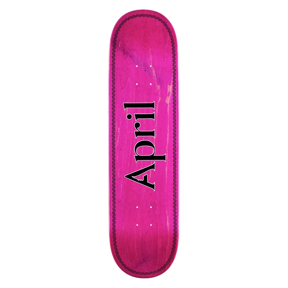 April 8.38" OG Logo Helix Skate Deck - Pink - Skateboard Deck by April 8.38 inch