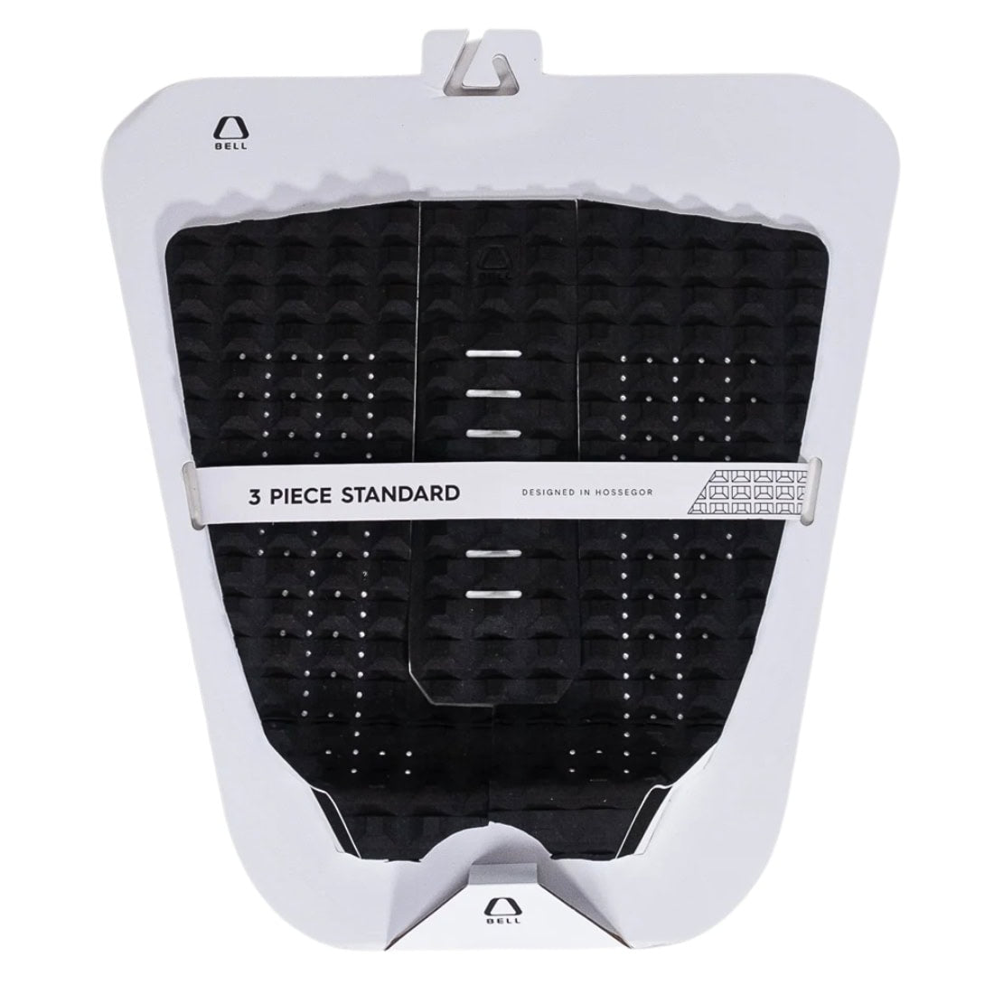 Bell 3 Piece Standard Surfboard Tail Pad - Black - 3 Piece Tail Pad by Bell