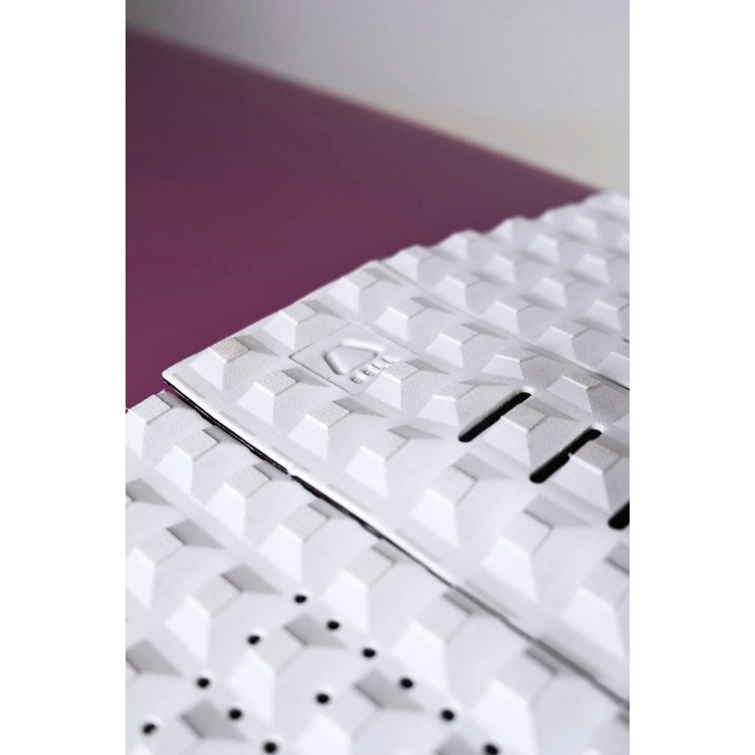 Bell 3 Piece Standard Surfboard Tail Pad - White - 3 Piece Tail Pad by Bell