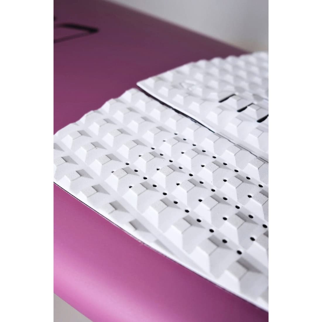 Bell 3 Piece Standard Surfboard Tail Pad - White - 3 Piece Tail Pad by Bell