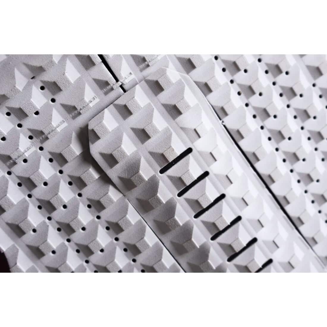 Bell 3 Piece Standard Surfboard Tail Pad - White - 3 Piece Tail Pad by Bell