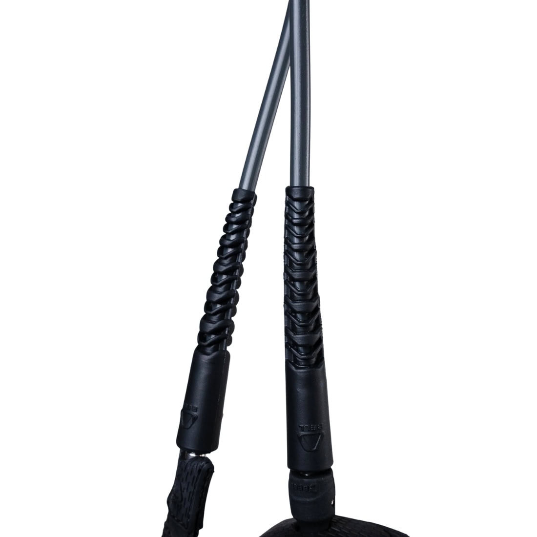 Bell 6ft Daily 6.5mm Surfboard Leash - Black - 8ft Surfboard Leash by Bell 6ft