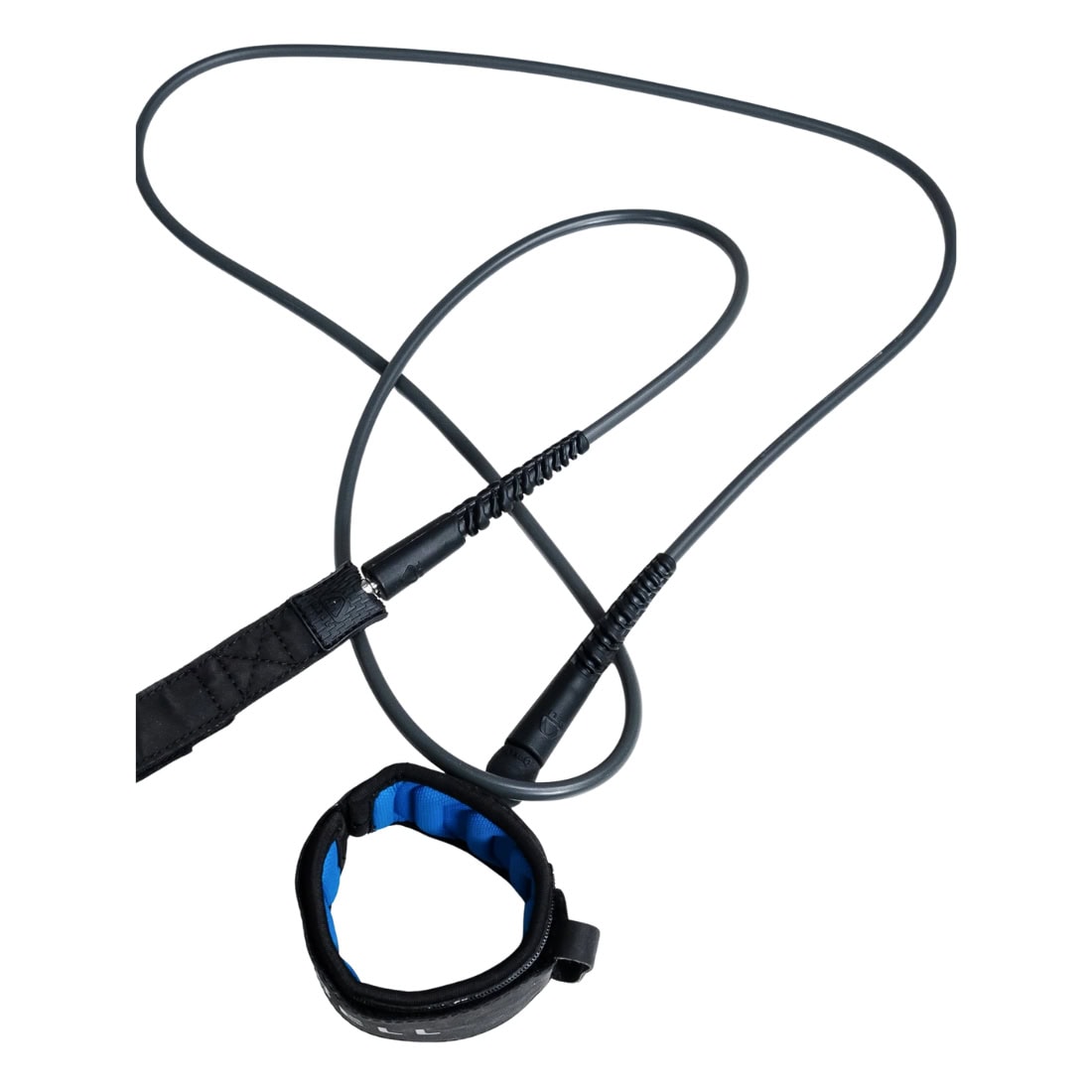 Bell 6ft Daily 6.5mm Surfboard Leash - Black - 8ft Surfboard Leash by Bell 6ft