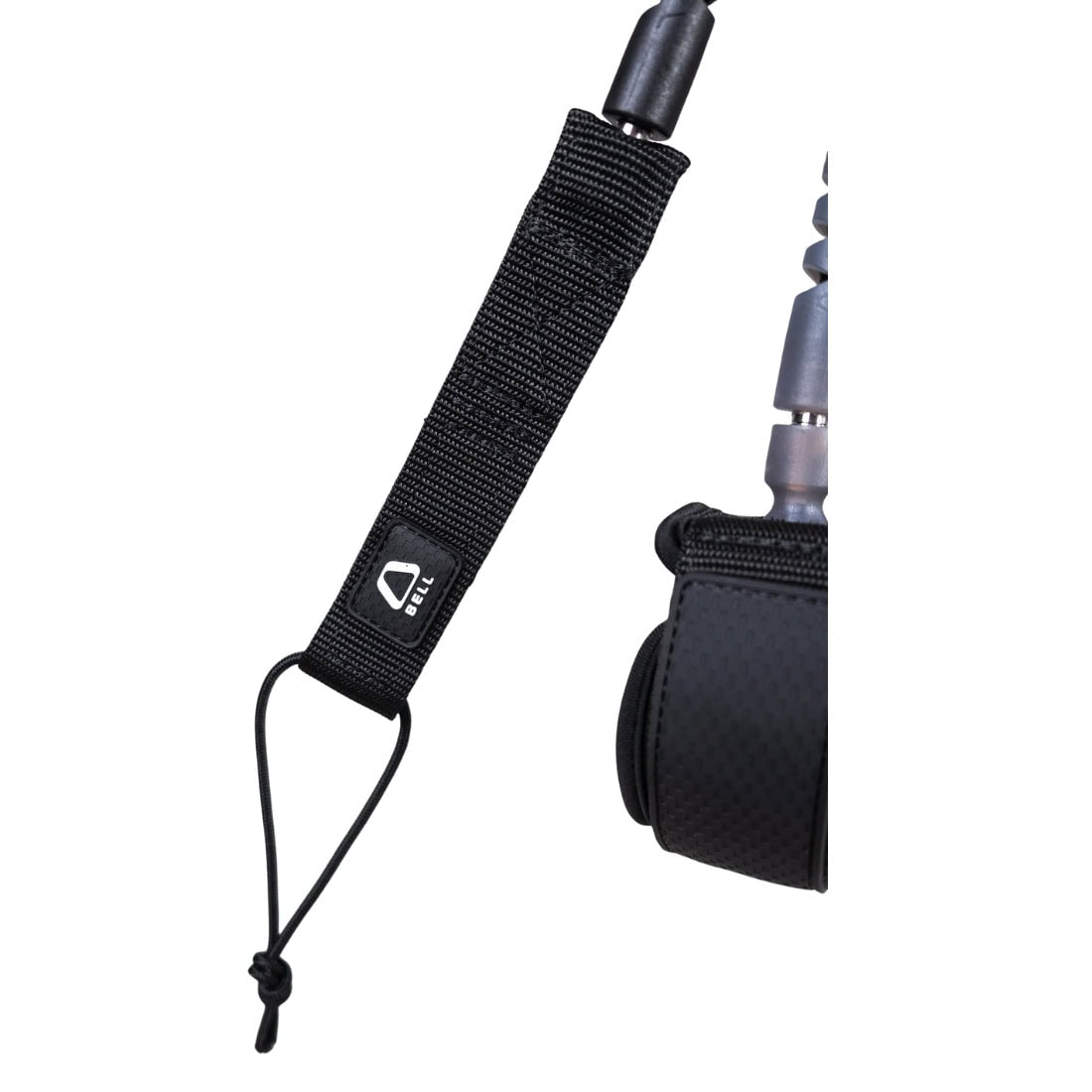 Bell 6ft Session 6mm Surfboard Leash - Black - 6ft Surfboard Leash by Bell 6ft