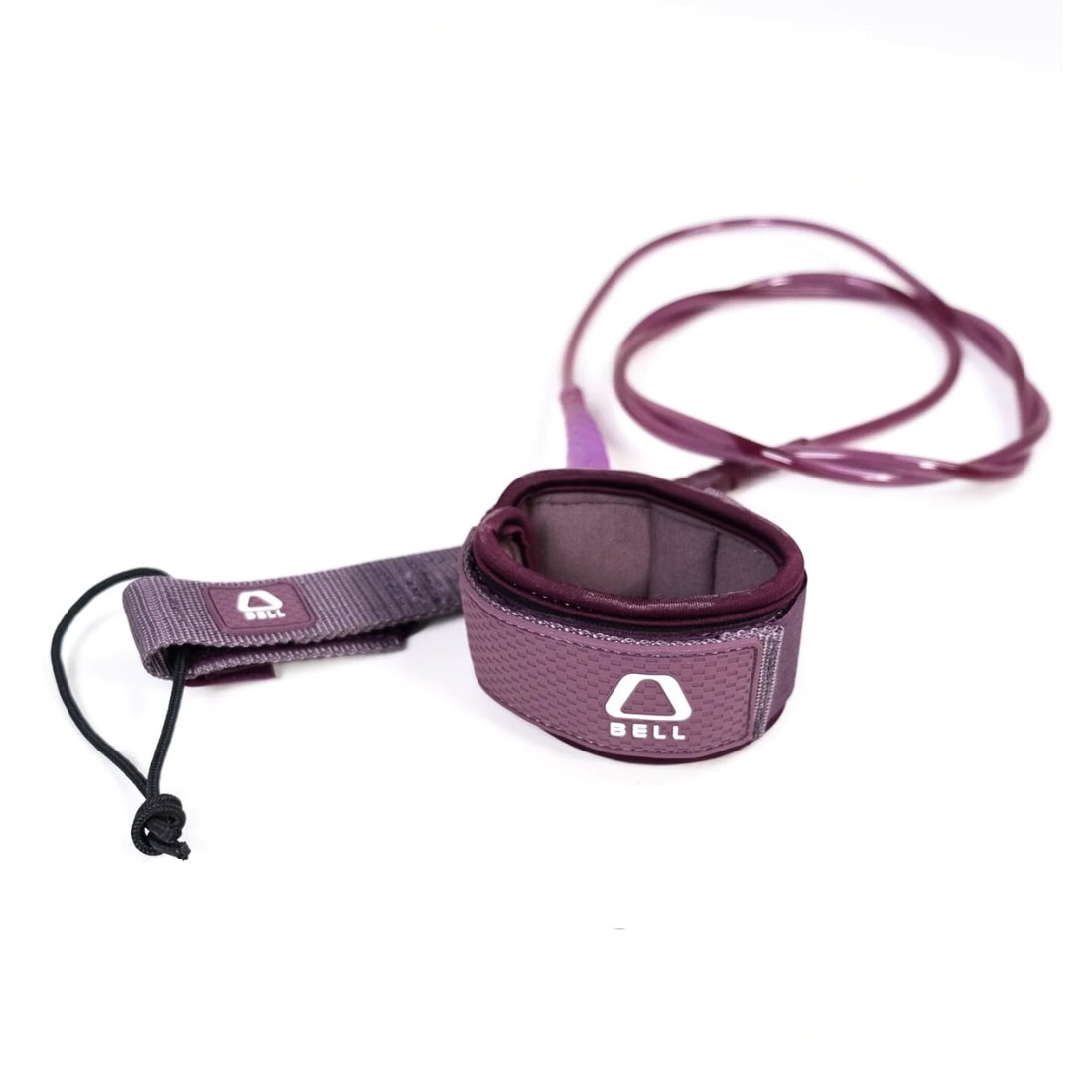 Bell 6ft Session 6mm Surfboard Leash - Purple - 6ft Surfboard Leash by Bell 6ft