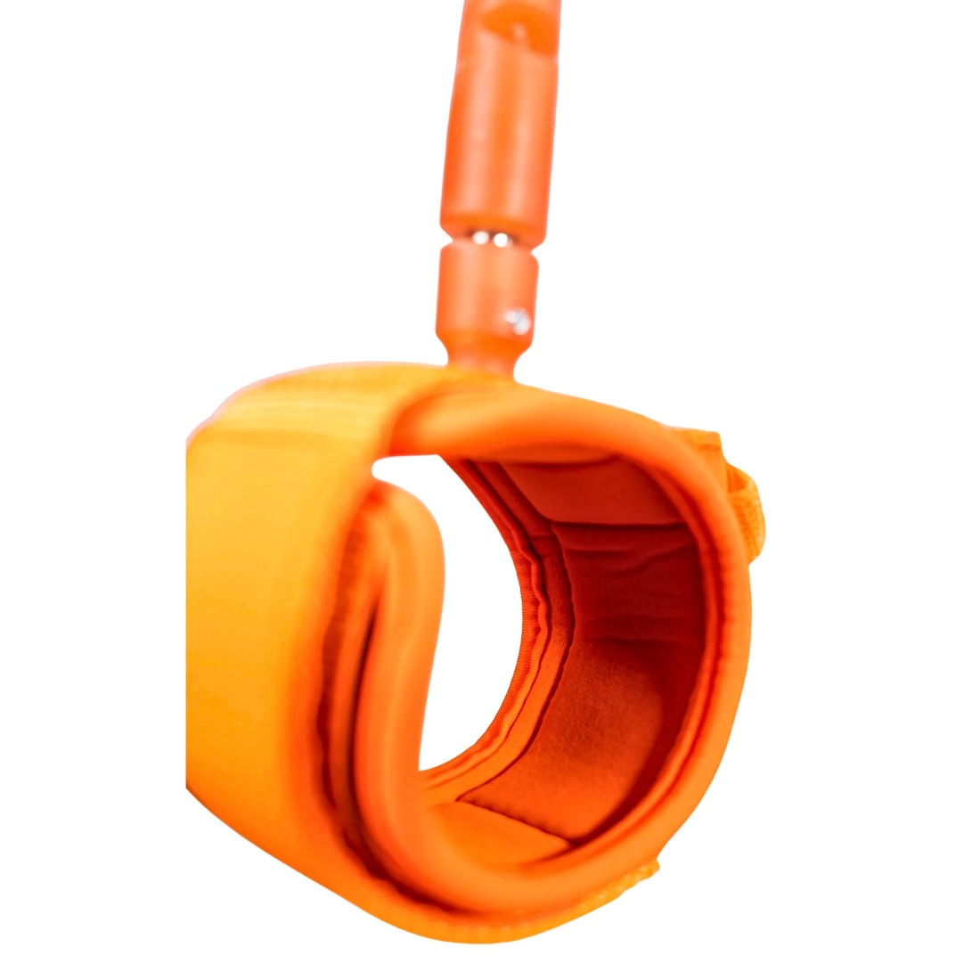 Bell 6ft Session 6mm Surfboard Leash - Salmon - 6ft Surfboard Leash by Bell 6ft