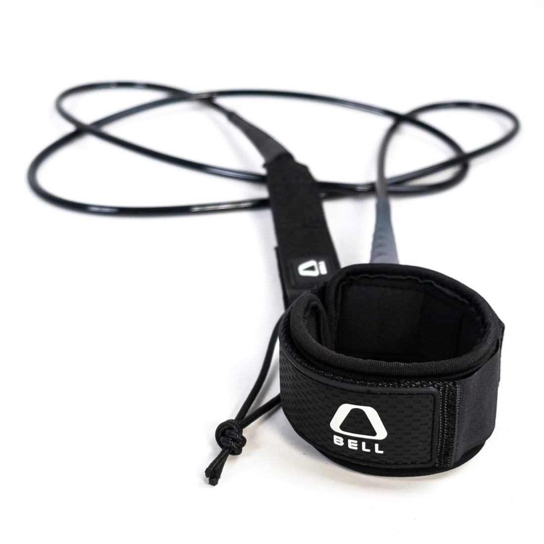 Bell 7ft Session 7mm Surfboard Leash - Black - 7ft Surfboard Leash by Bell 7ft