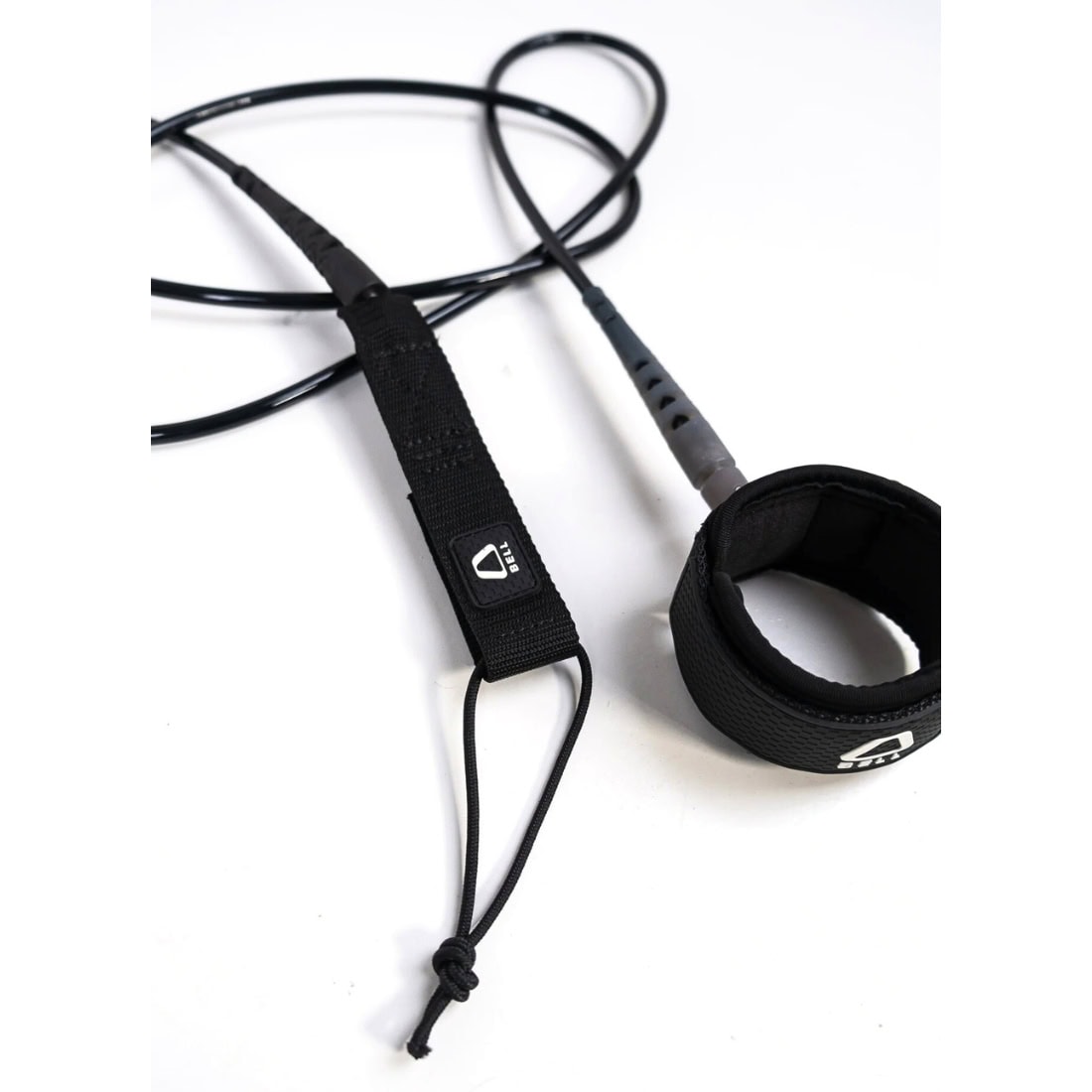 Bell 7ft Session 7mm Surfboard Leash - Black - 7ft Surfboard Leash by Bell 7ft