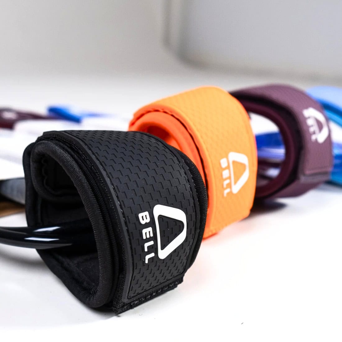 Bell 7ft Session 7mm Surfboard Leash - Black - 7ft Surfboard Leash by Bell 7ft