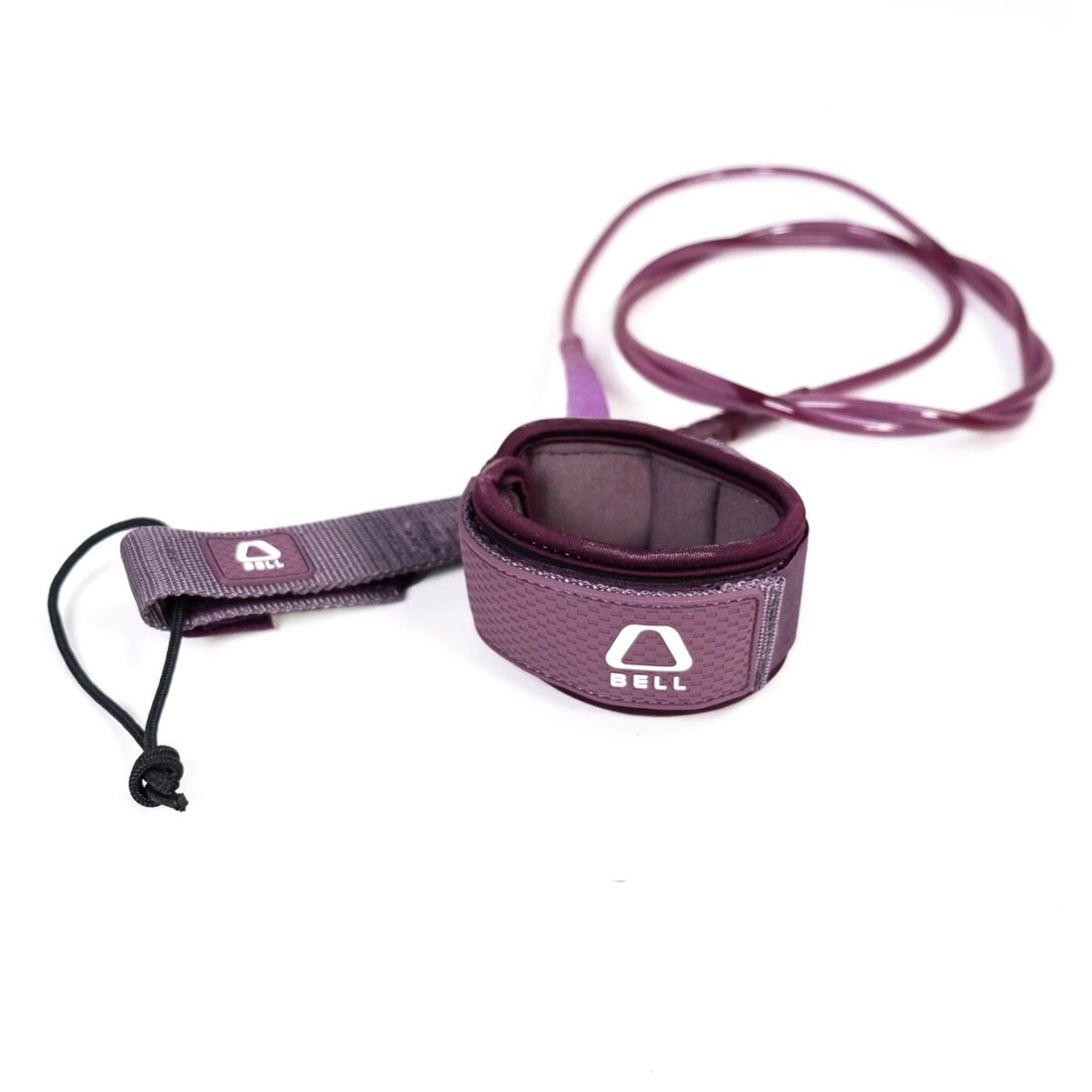 Bell 7ft Session 7mm Surfboard Leash - Purple - 7ft Surfboard Leash by Bell 7ft