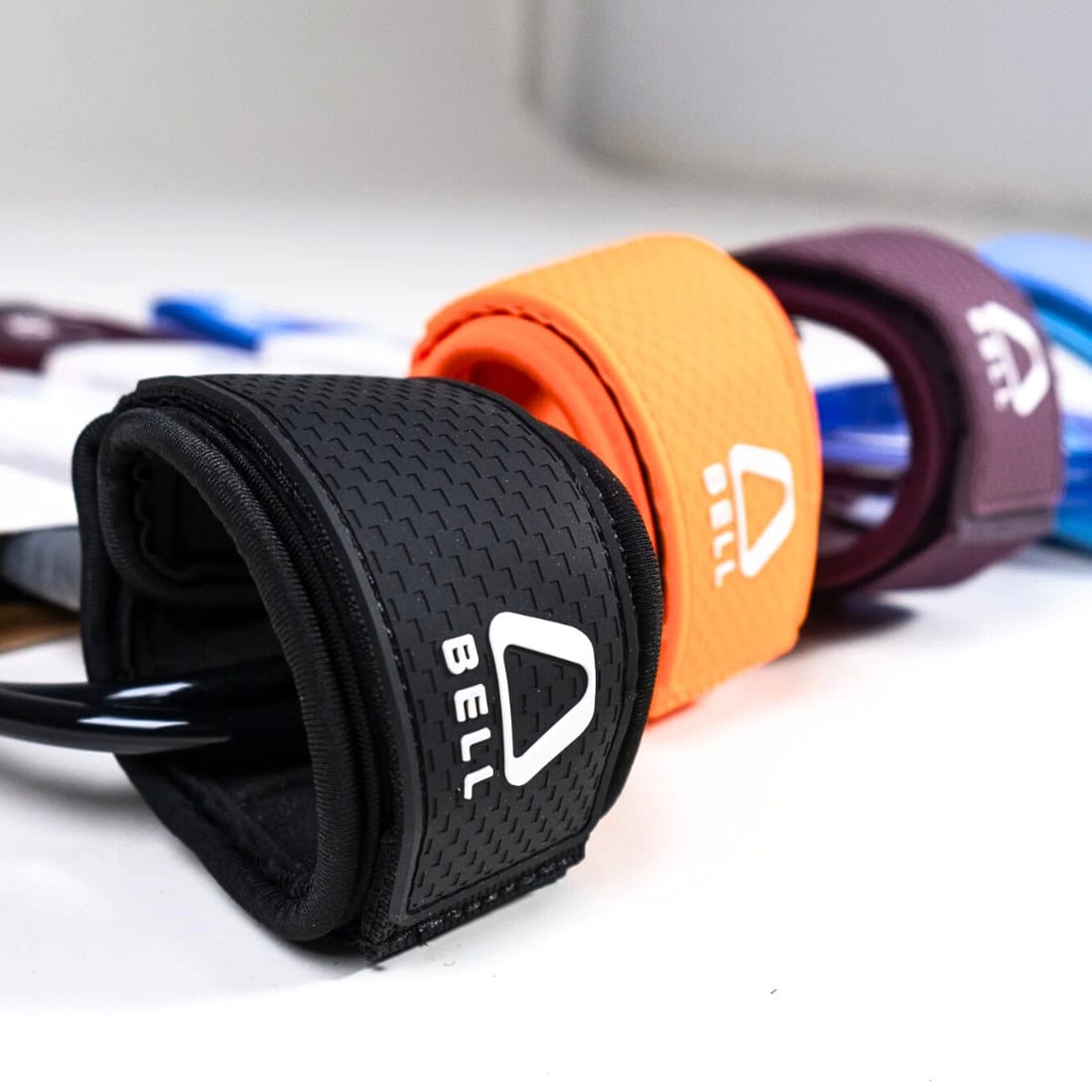 Bell 7ft Session 7mm Surfboard Leash - Purple - 7ft Surfboard Leash by Bell 7ft