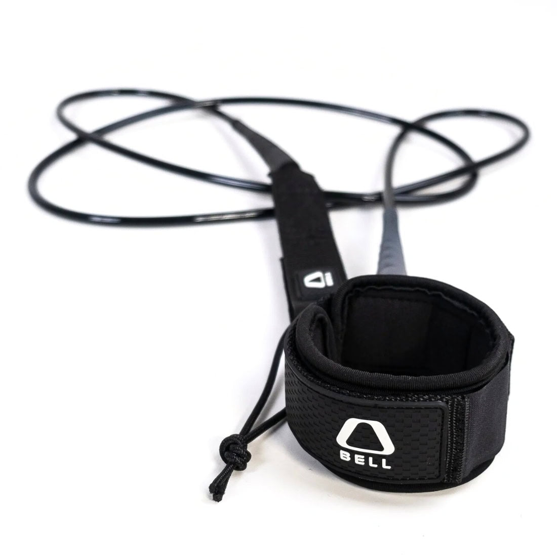 Bell 8ft Session 7mm Surfboard Leash - Black - 8ft Surfboard Leash by Bell 8ft