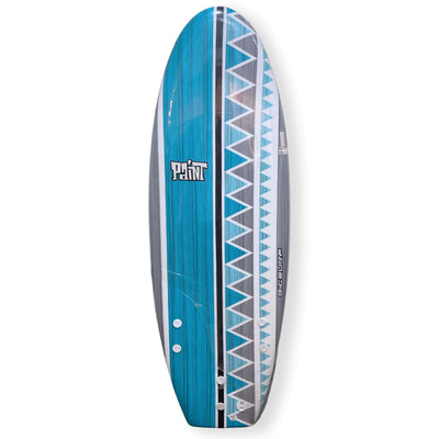 Bic Paint 4'11 Magnum Softop Surfboard - Aztec - Softboard by Bic 4ft 11in