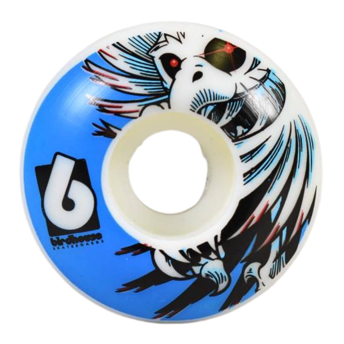 Birdhouse 52mm Hawk Spiral Wheels - White - Skateboard Wheels by Birdhouse 52mm