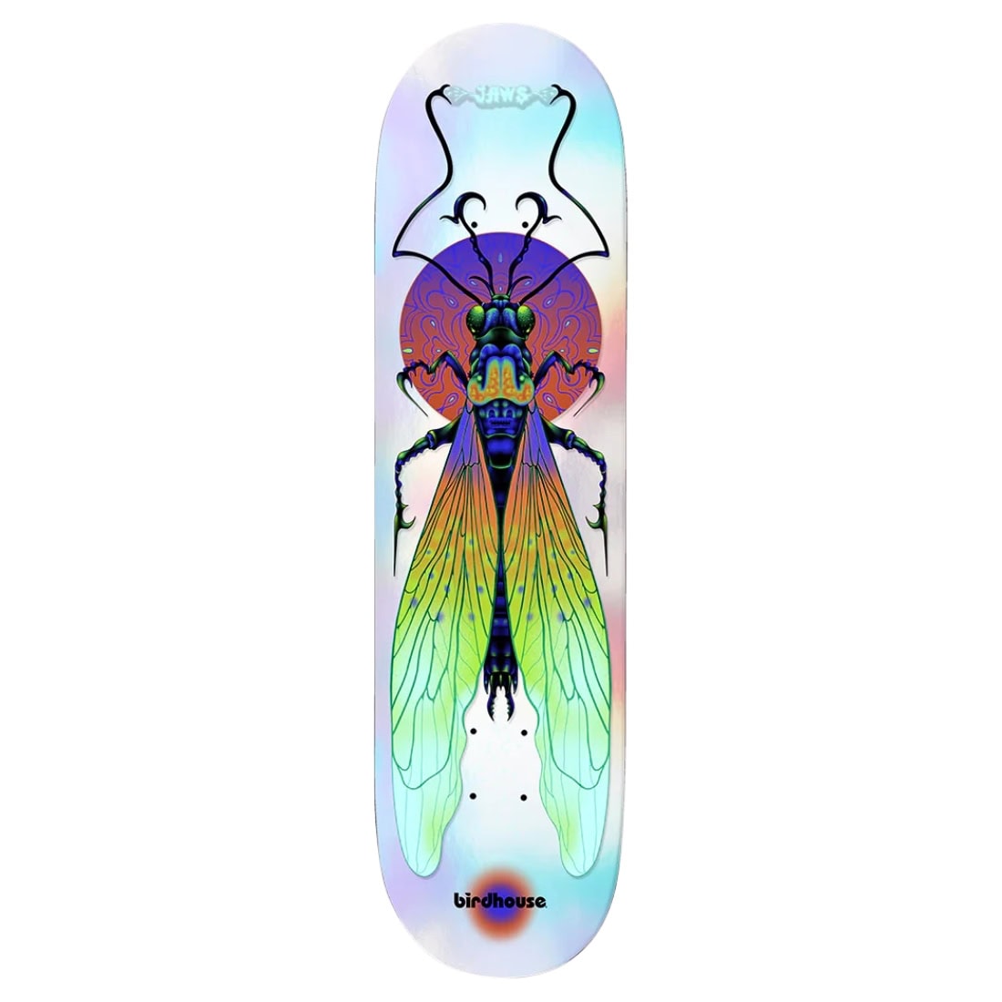 Birdhouse 8.38&quot; Jaws Ilham Insects Skateboard Deck - Multi - Skateboard Deck by Birdhouse 8.38 inch