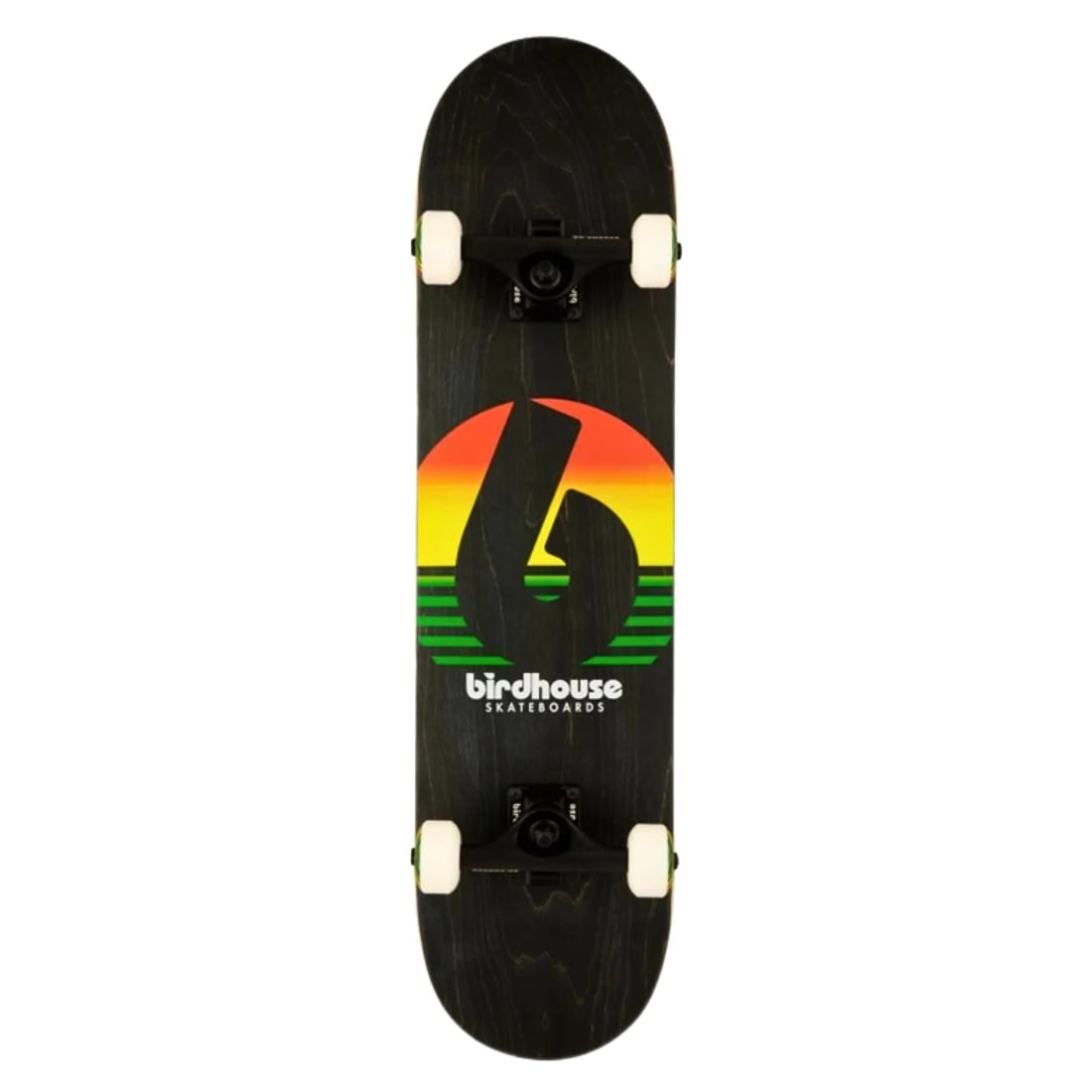 Birdhouse Sunset Stage 3 Complete Skateboard - Rasta - Complete Skateboard by Birdhouse 7.75 inch