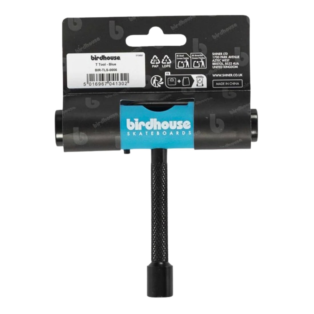 Birdhouse T Tool Skate Tool - Blue - Skateboard Tool by Birdhouse