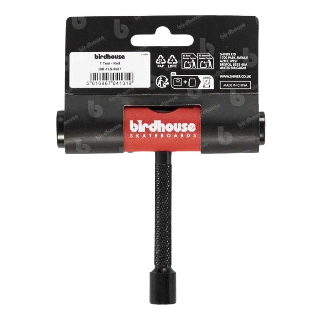 Birdhouse T Tool Skate Tool - Red - Skateboard Tool by Birdhouse