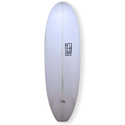 Blanks 5'11 Long Star Surfboard  - Red - Mini Mal / Fun Board by Blanks 5ft 11