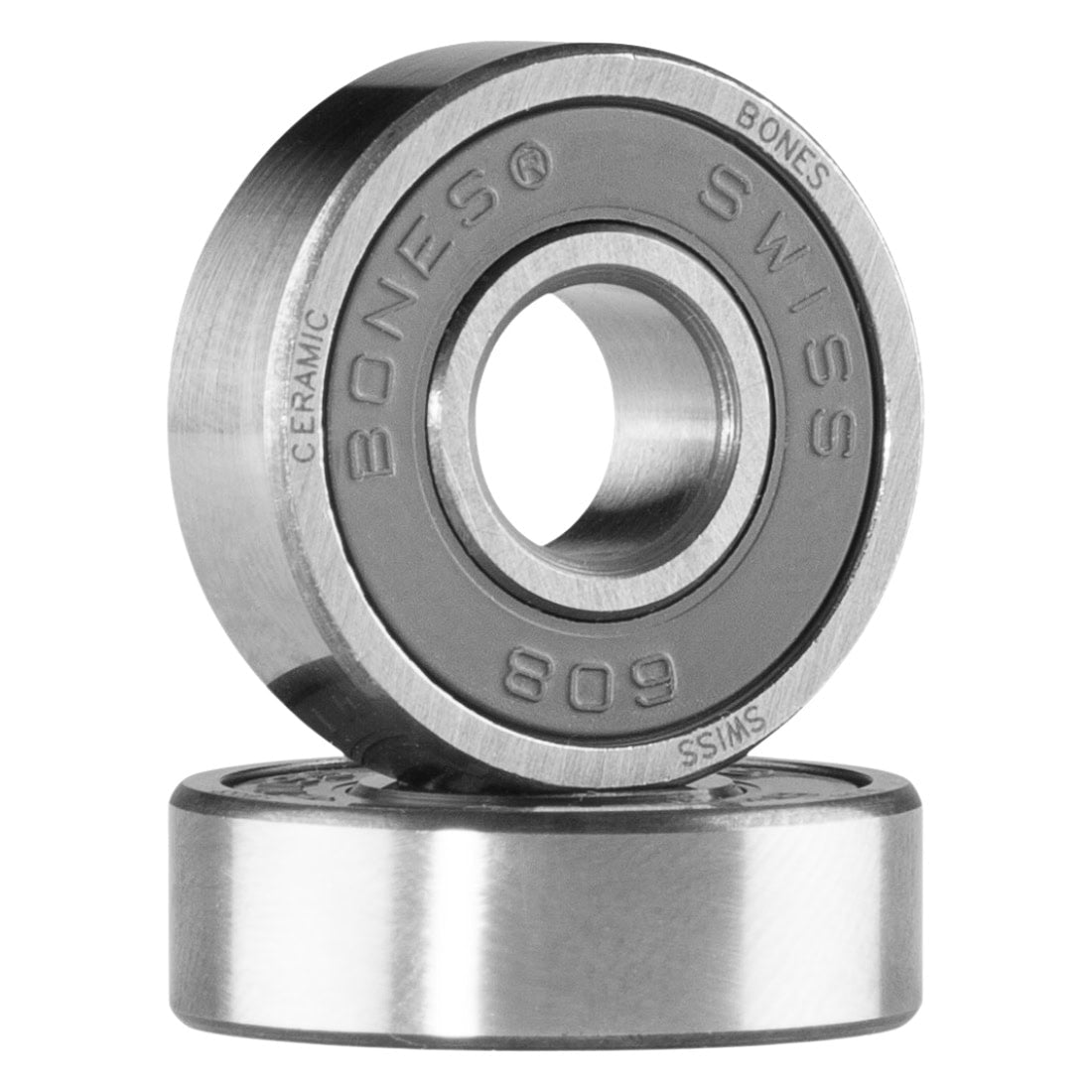 Bones Swiss Ceramics Competition Skateboard Bearings - Black - Skateboard Bearings by Bones