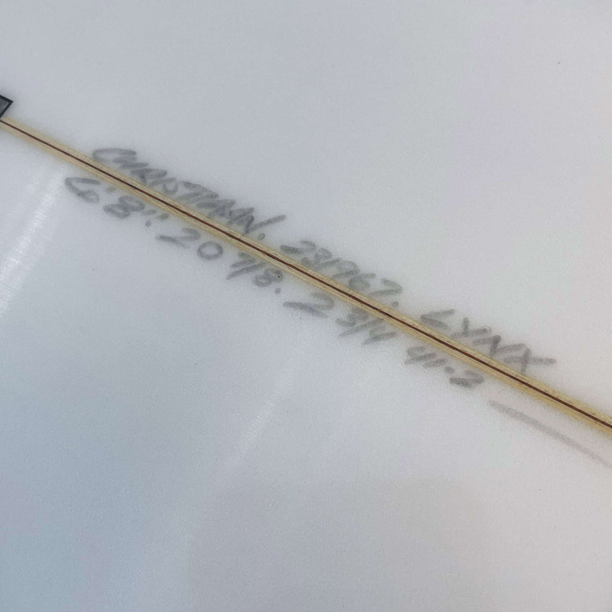 Bradley 6'8 Lynx Mid Length Surfboard - White - Shortboard by Bradley 6ft 8