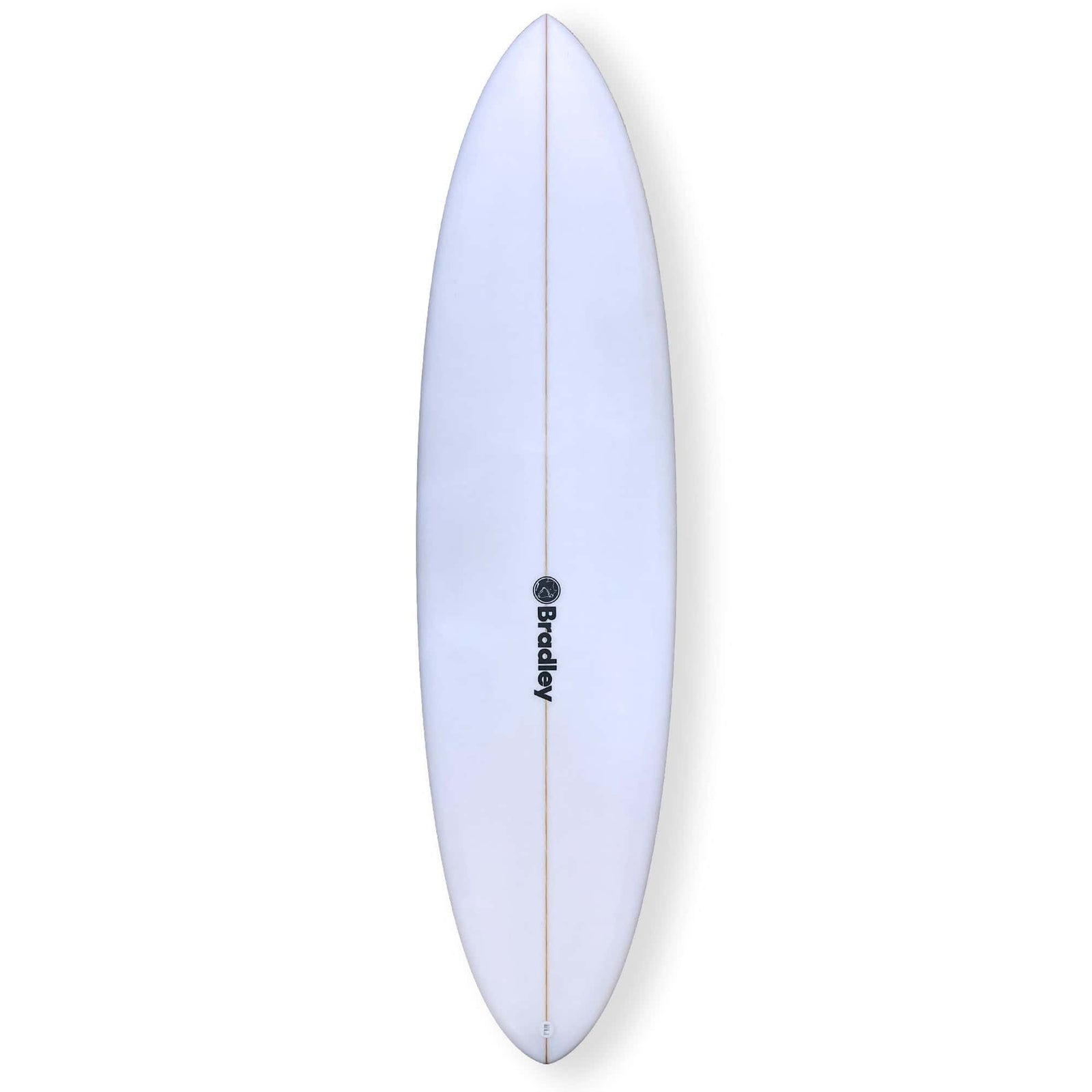 Bradley 6'8 Lynx Mid Length Surfboard - White - Shortboard by Bradley 6ft 8