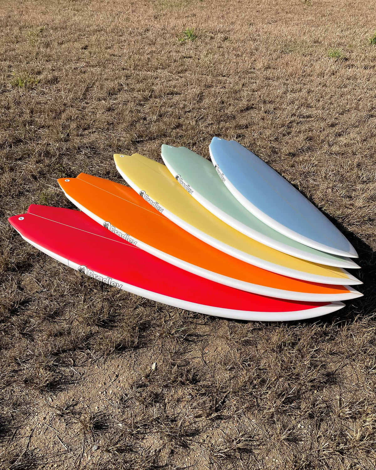 Bradley 5'7 Fully Charged + Surfboard - Blue - Shortboard by Bradley 5ft 7