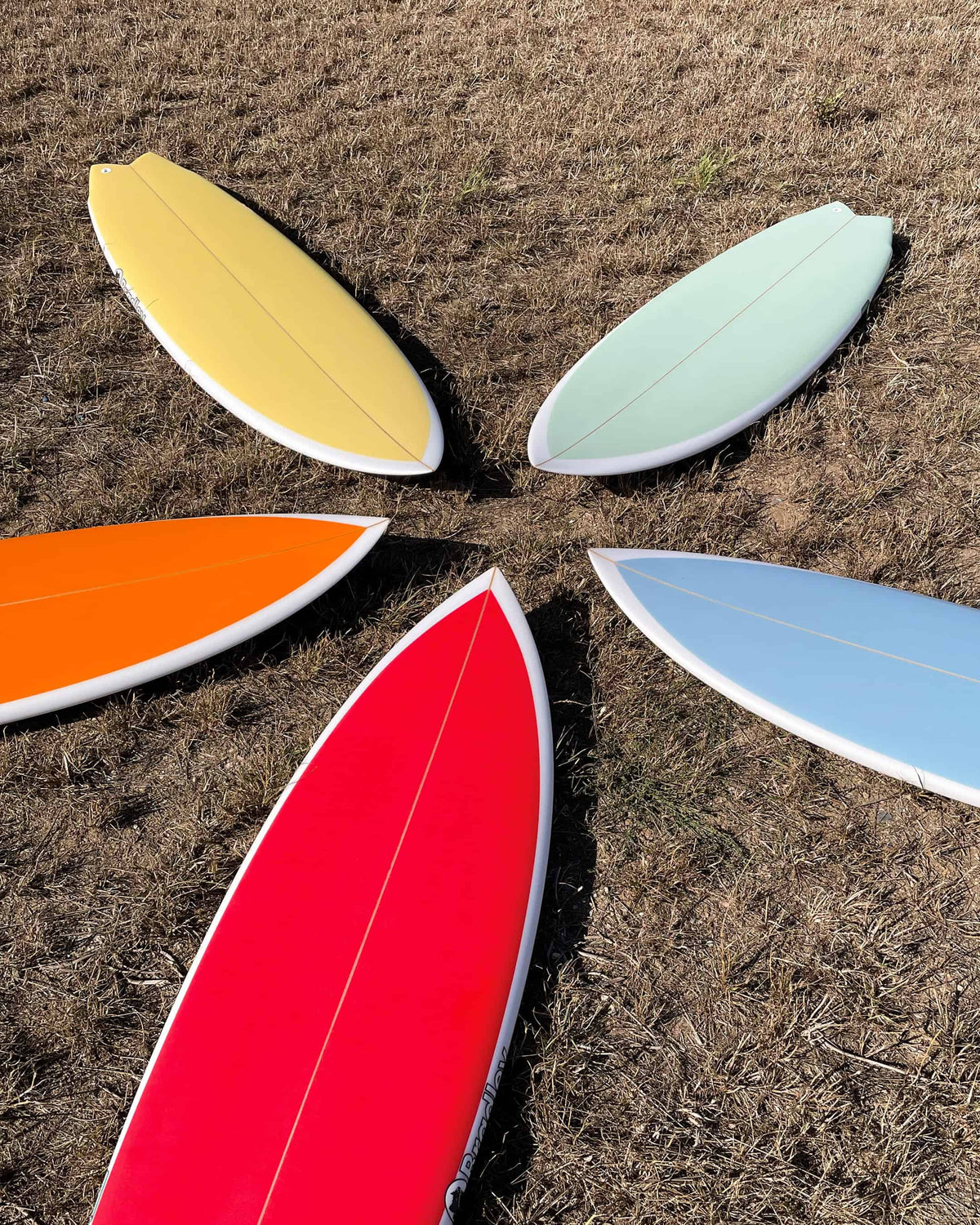 Bradley 5'7 Fully Charged + Surfboard - Blue - Shortboard by Bradley 5ft 7