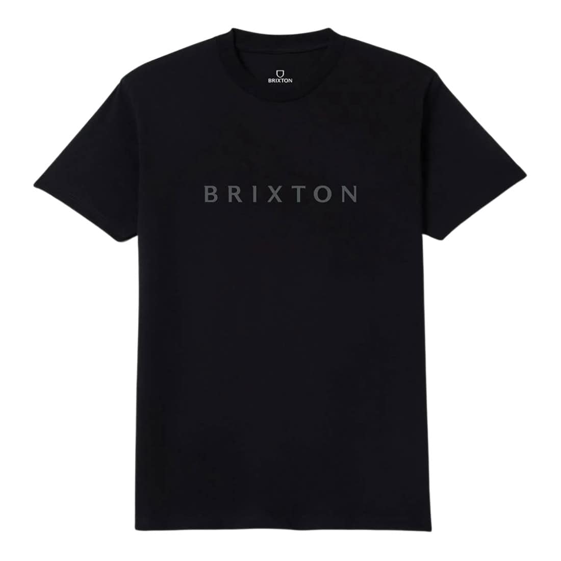 Brixton Alpha Line T-Shirt - Black - Mens Graphic T-Shirt by Brixton