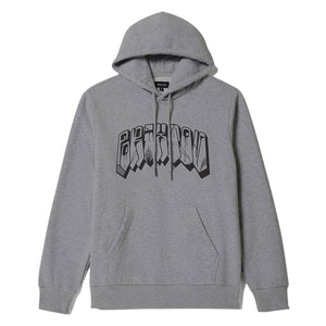 Brixton Banded Relaxed Hoodie - Gunmetal Heather - Mens Pullover Hoodie by Brixton
