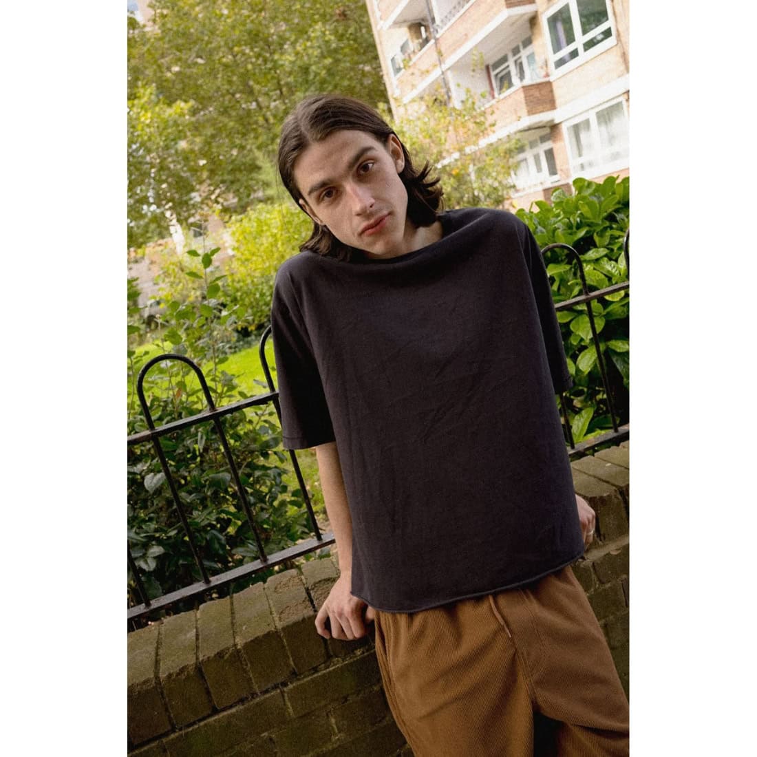 Brixton Baseline Relaxed T-Shirt - Black - Mens Graphic T-Shirt by Brixton