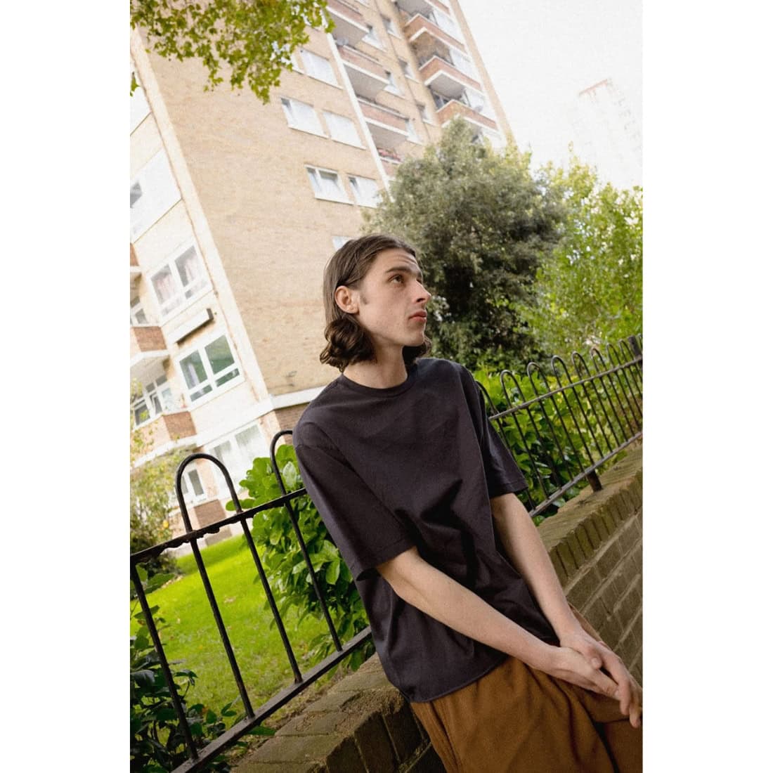 Brixton Baseline Relaxed T-Shirt - Black - Mens Graphic T-Shirt by Brixton