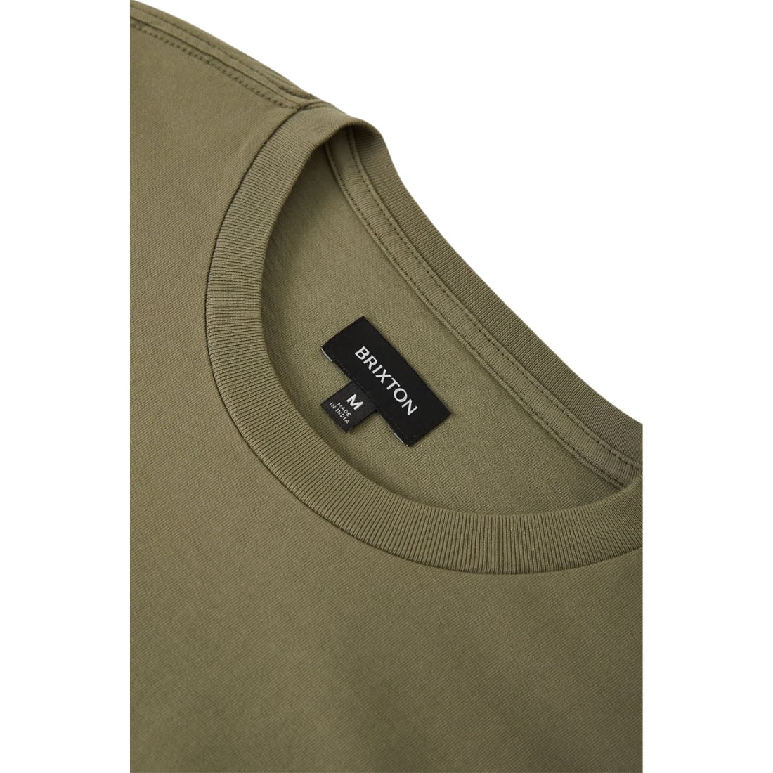 Brixton Baseline Relaxed T-Shirt - Olive Surplus Vintage Wash - Mens Graphic T-Shirt by Brixton