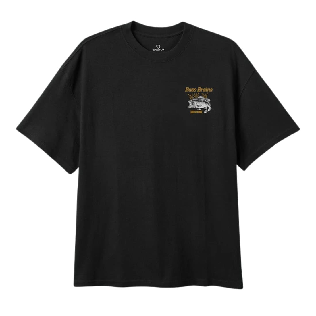 Brixton Bass Brains FT T-Shirt - Black - Mens Graphic T-Shirt by Brixton