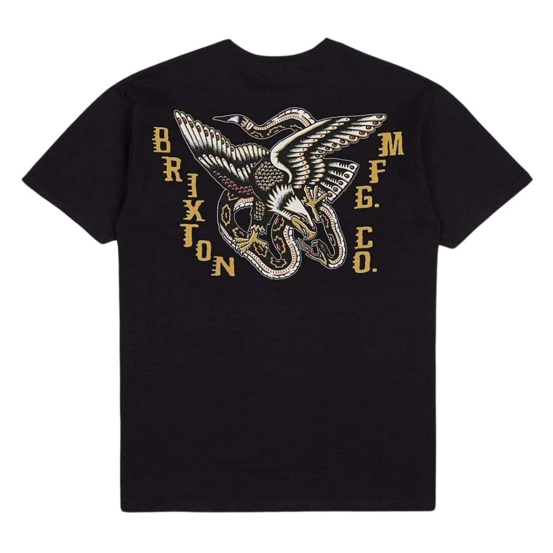 Brixton Battle T-Shirt - Black - Mens Graphic T-Shirt by Brixton