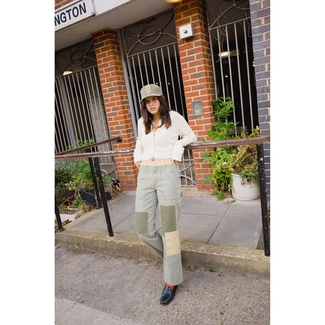 Brixton Big B MP Cap - Dark Olive Corduroy - Strapback Cap by Brixton One Size
