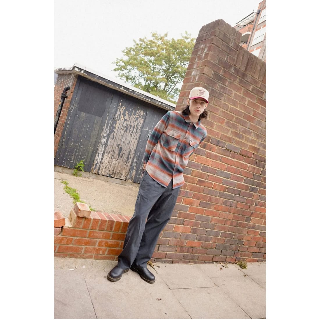 Brixton Bowery Flannel Shirt - Multi Shadow - Mens Flannel Shirt by Brixton