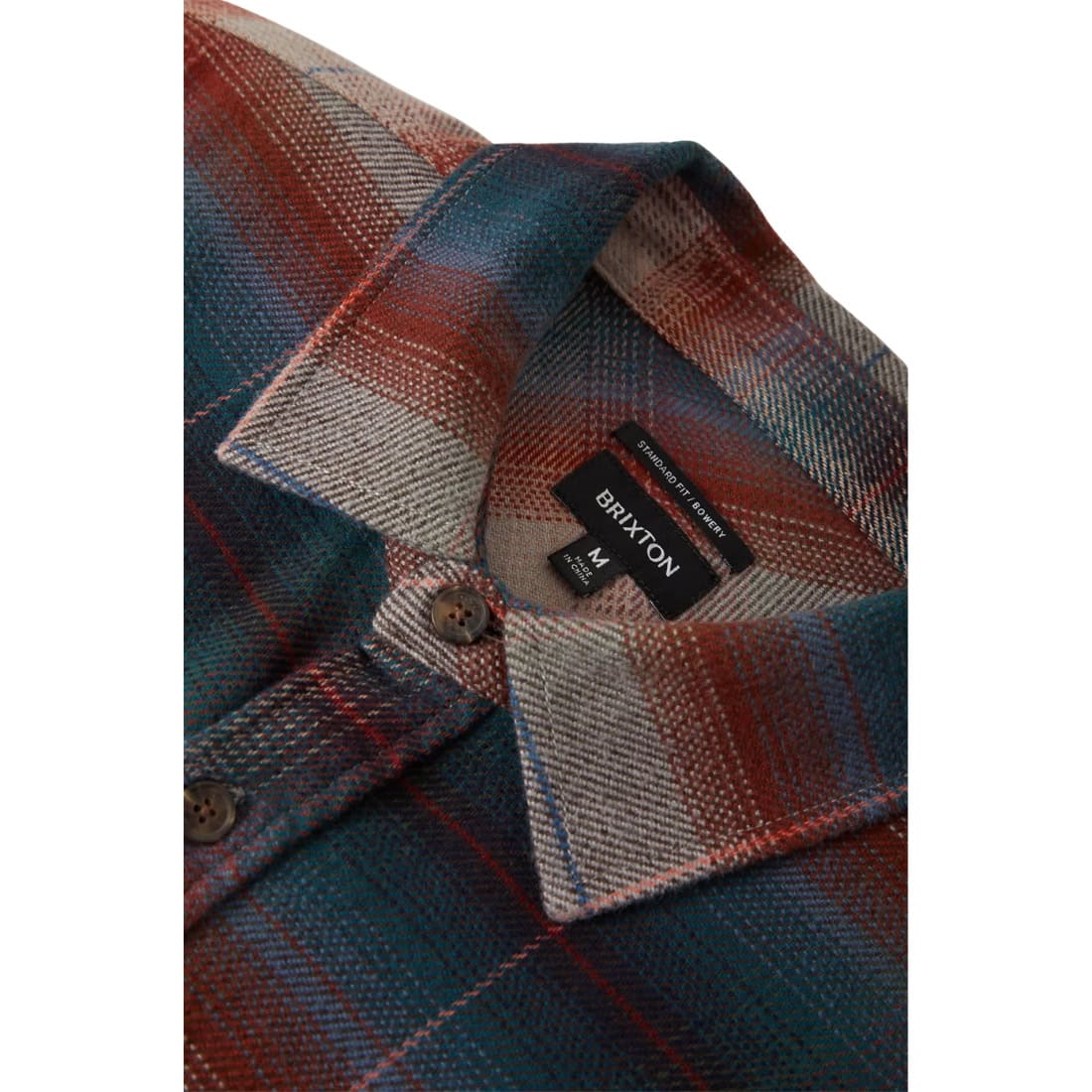 Brixton Bowery Flannel Shirt - Multi Shadow - Mens Flannel Shirt by Brixton