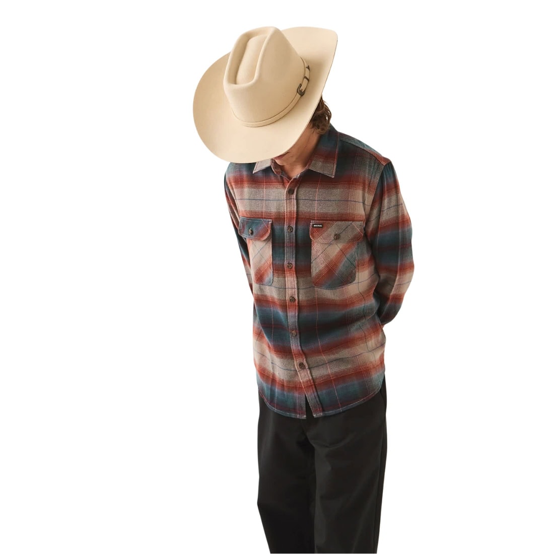 Brixton Bowery Flannel Shirt - Multi Shadow - Mens Flannel Shirt by Brixton