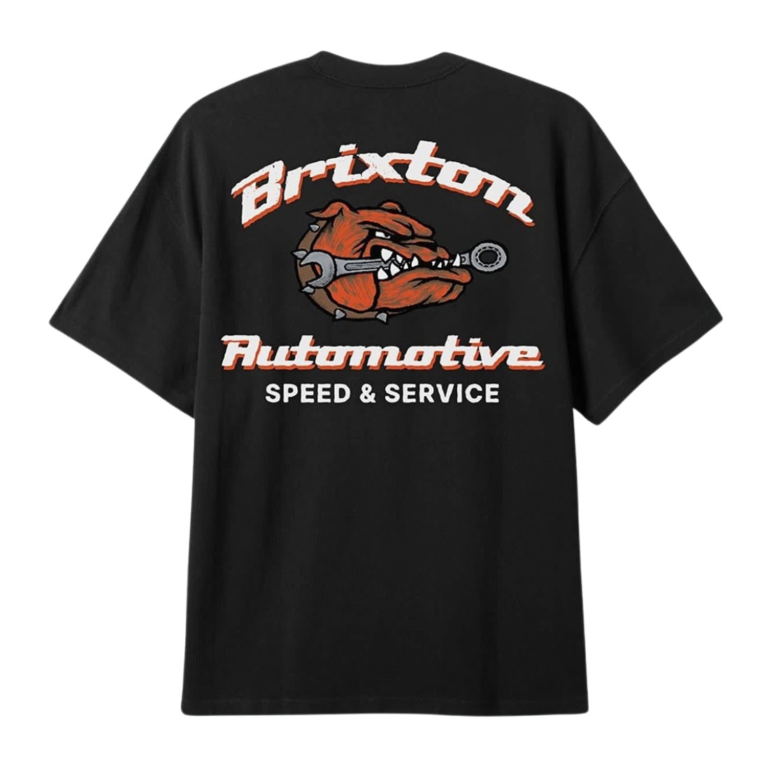 Brixton Brewster Oversized T-Shirt - Black - Mens Graphic T-Shirt by Brixton