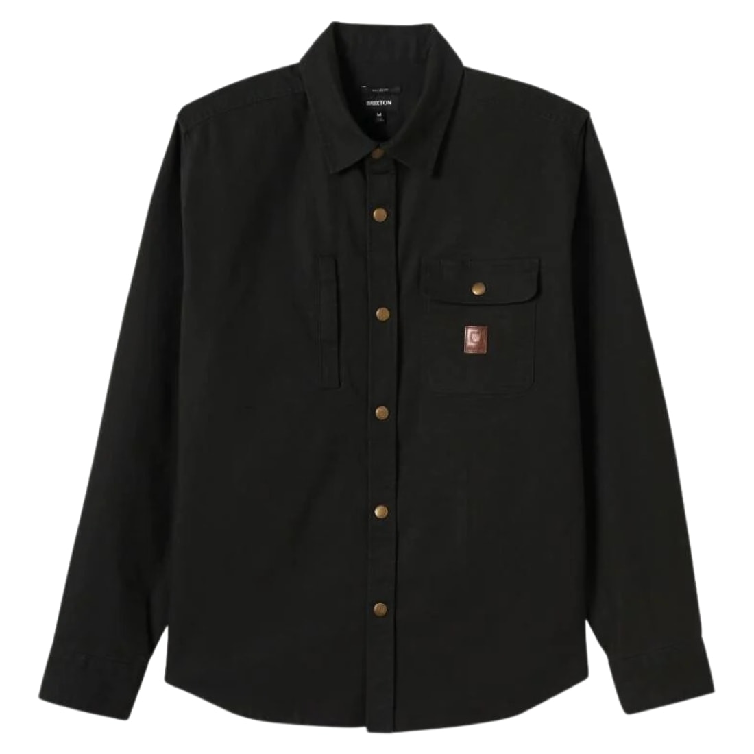 Brixton Builders Overshirt - Washed Black | Free UK Delivery - Yakwax