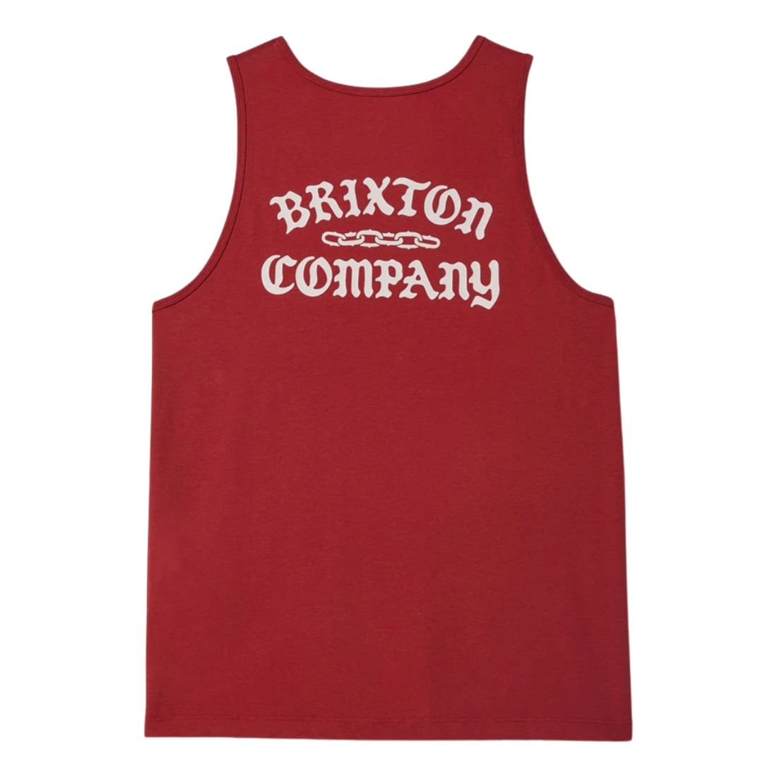 Brixton Chains Tank Top Vest - Robust Red - Mens Skate Brand Vest/Tank Top by Brixton