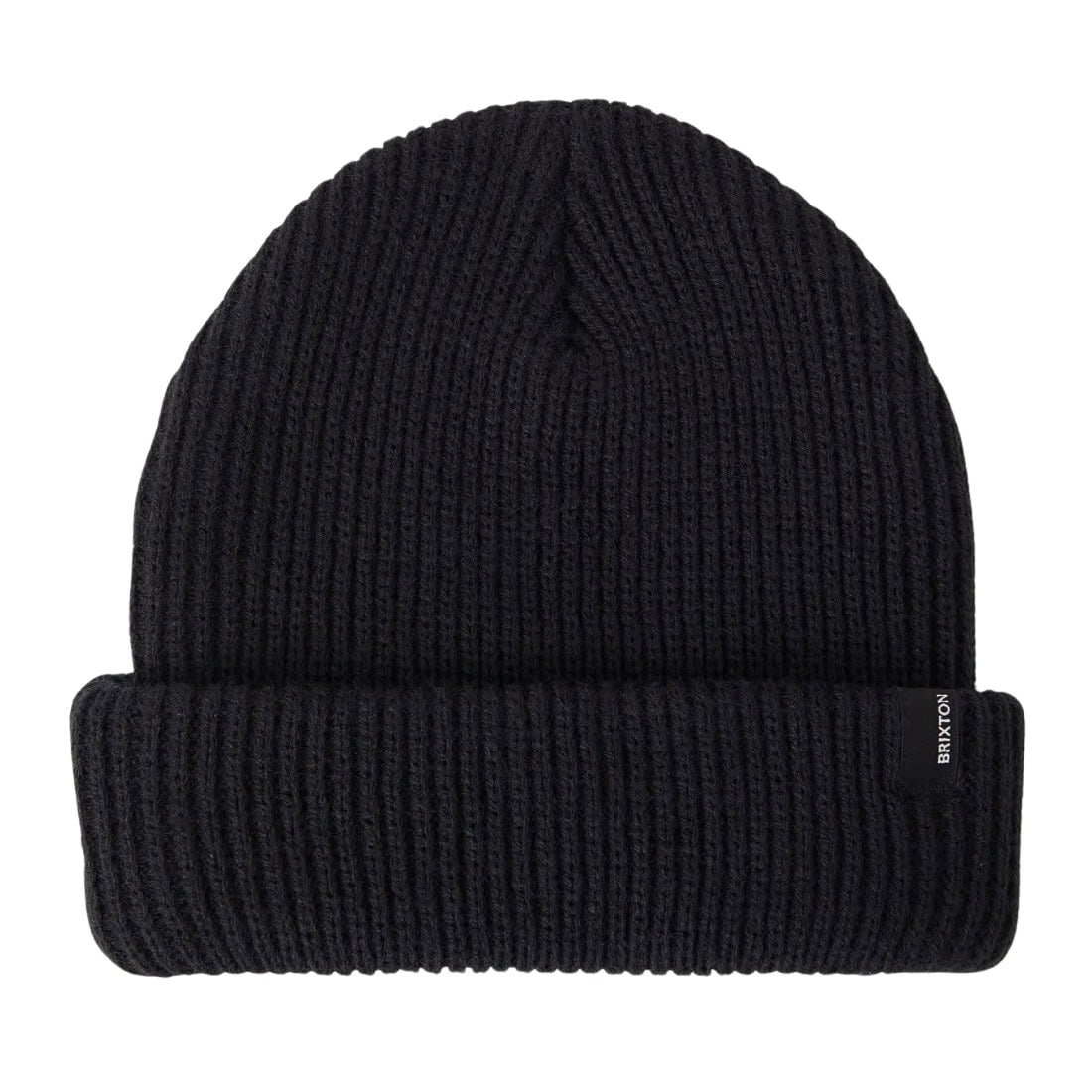 Brixton Chunky Heist Beanie - Black - Fold Beanie by Brixton