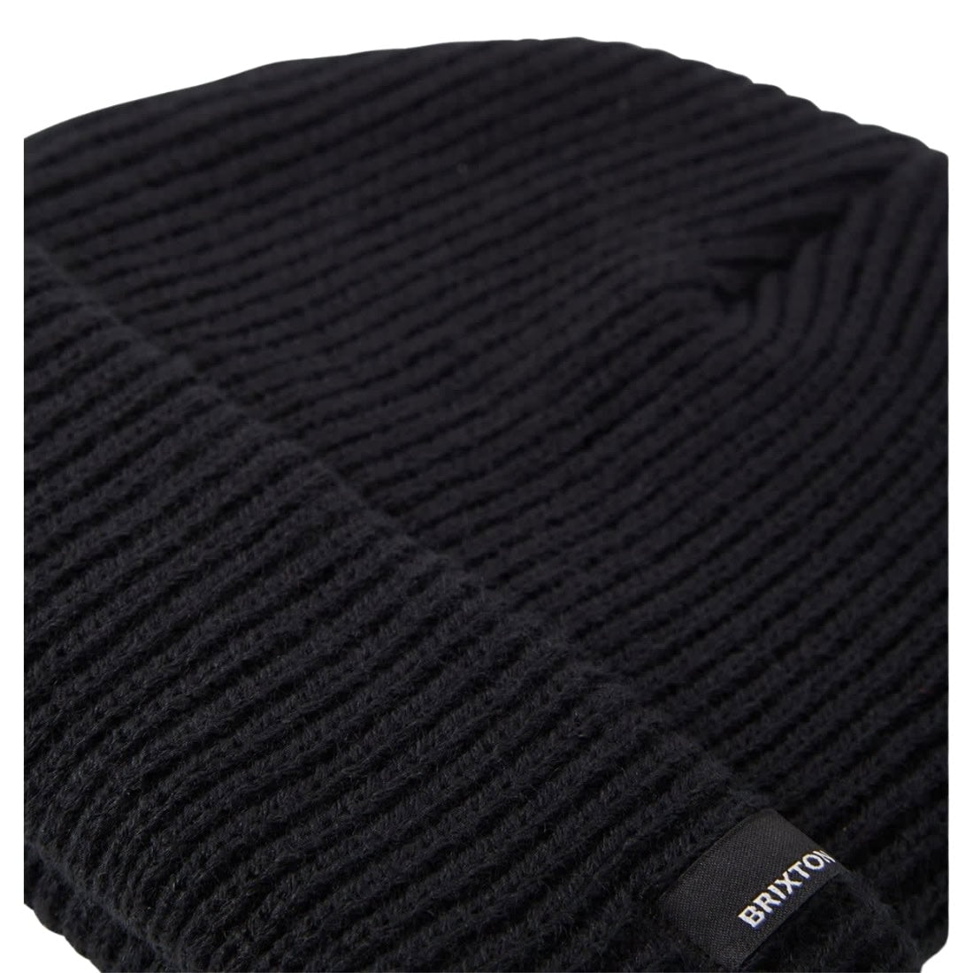 Brixton Chunky Heist Beanie - Black - Fold Beanie by Brixton