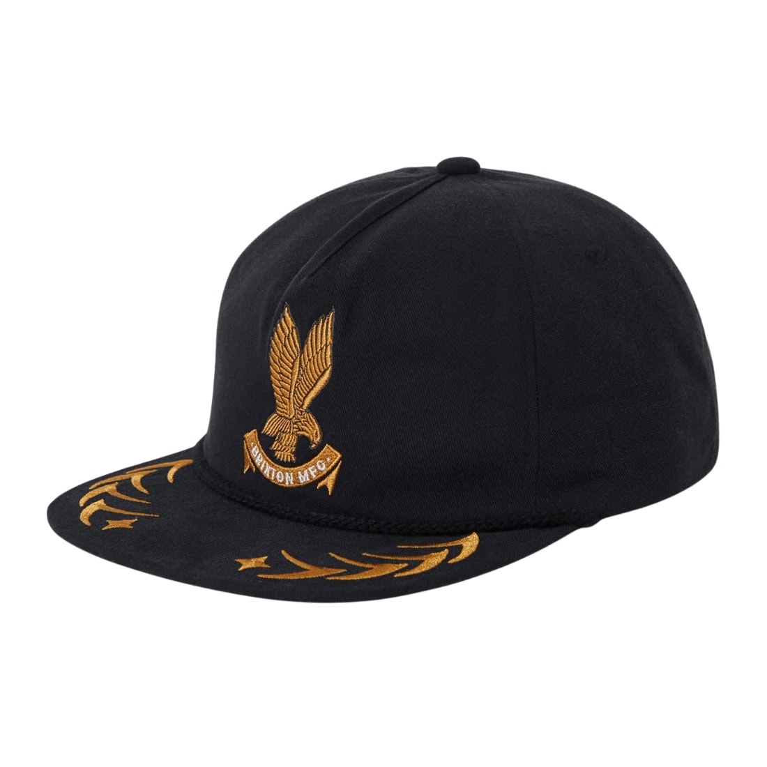 Brixton Covall Snapback Cap - Black - Snapback Cap by Brixton One Size