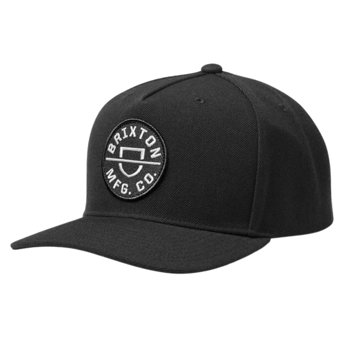 Brixton Crest C MP Netplus Snapback Cap - Black
