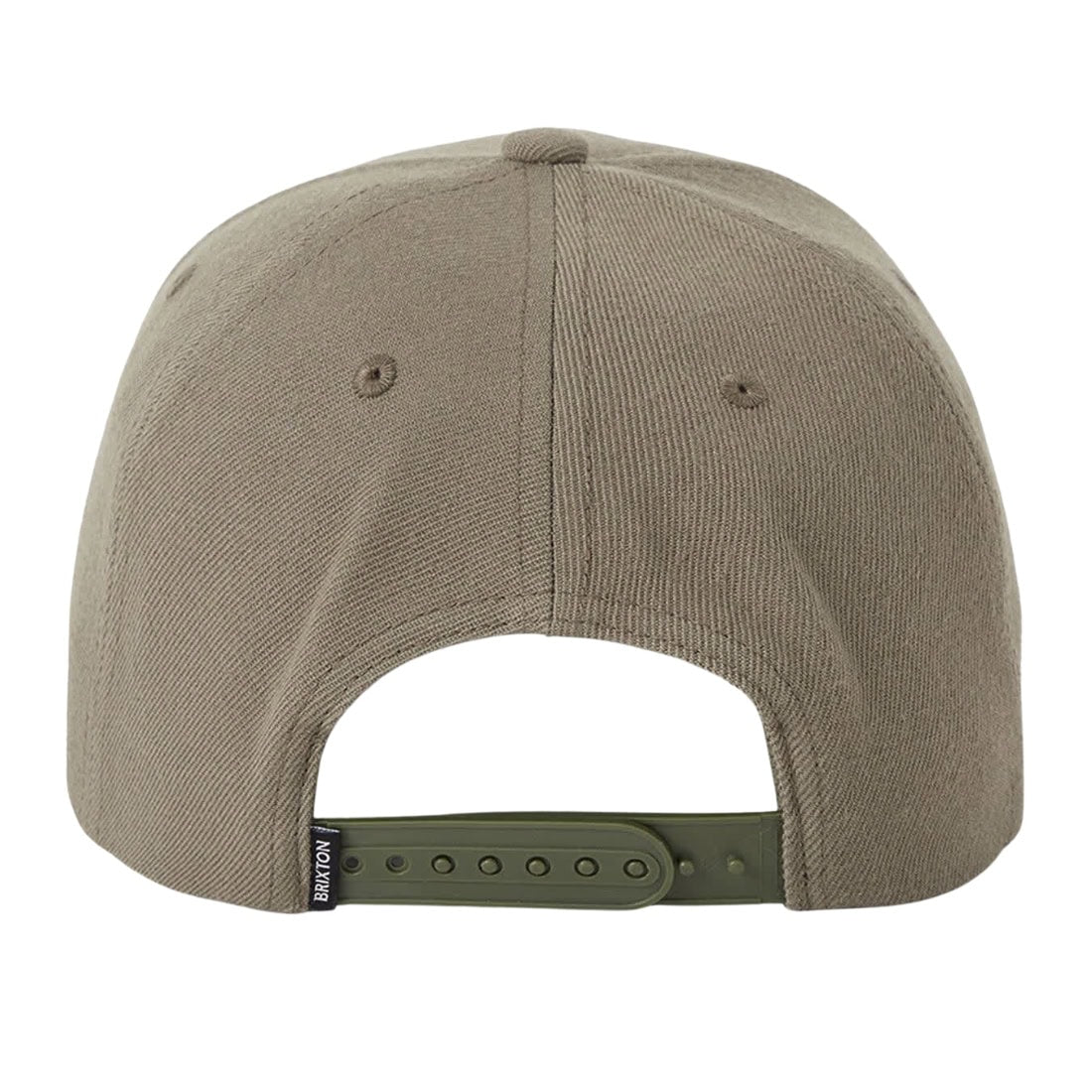 Brixton Crest C MP Snapback - Dark Olive Caramel - Snapback Cap by Brixton One Size