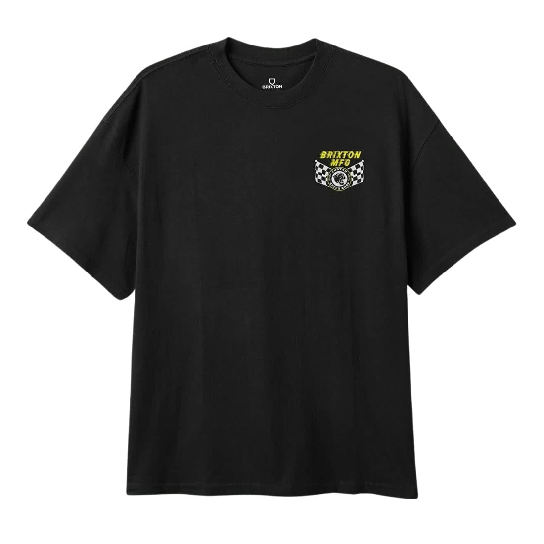 Brixton Dunbar T-Shirt - Black - Mens Graphic T-Shirt by Brixton