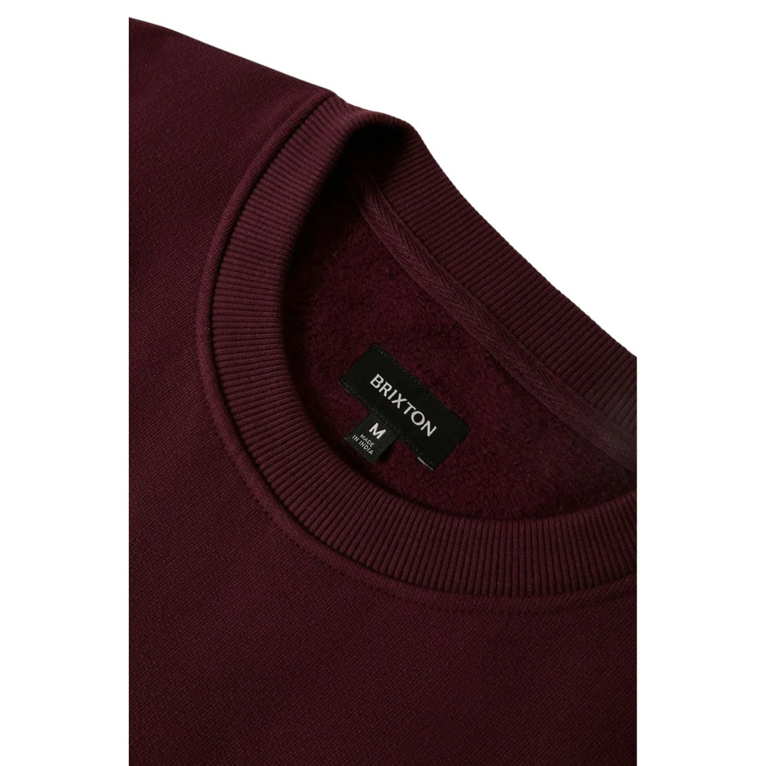 Brixton Embroidered Heavy Weight Crew - Port - Mens Crew Neck Sweatshirt by Brixton
