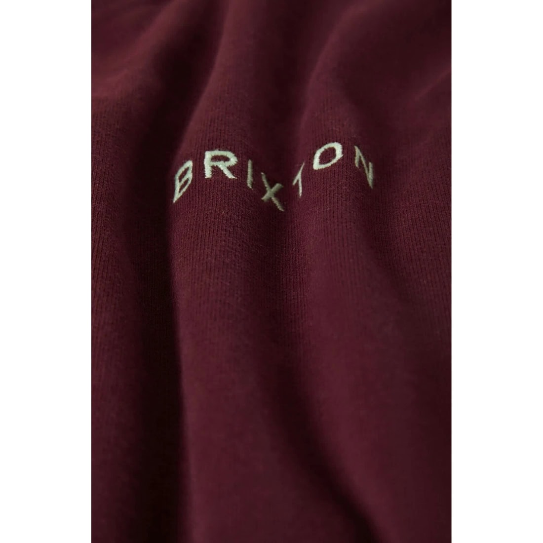 Brixton Embroidered Heavy Weight Crew - Port - Mens Crew Neck Sweatshirt by Brixton